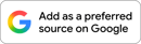 A badge that helps readers find the site through preferred sources in Google Search.